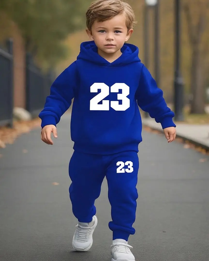 Premium Kids Winter Hoodie & Pant Set – 100% Cotton | 280–300 GSM