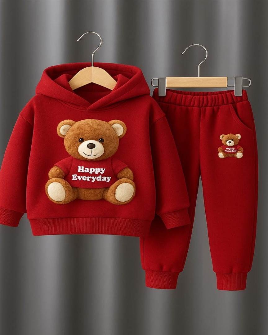 Premium Kids Winter Hoodie & Pant Set – 100% Cotton | 280–300 GSM
