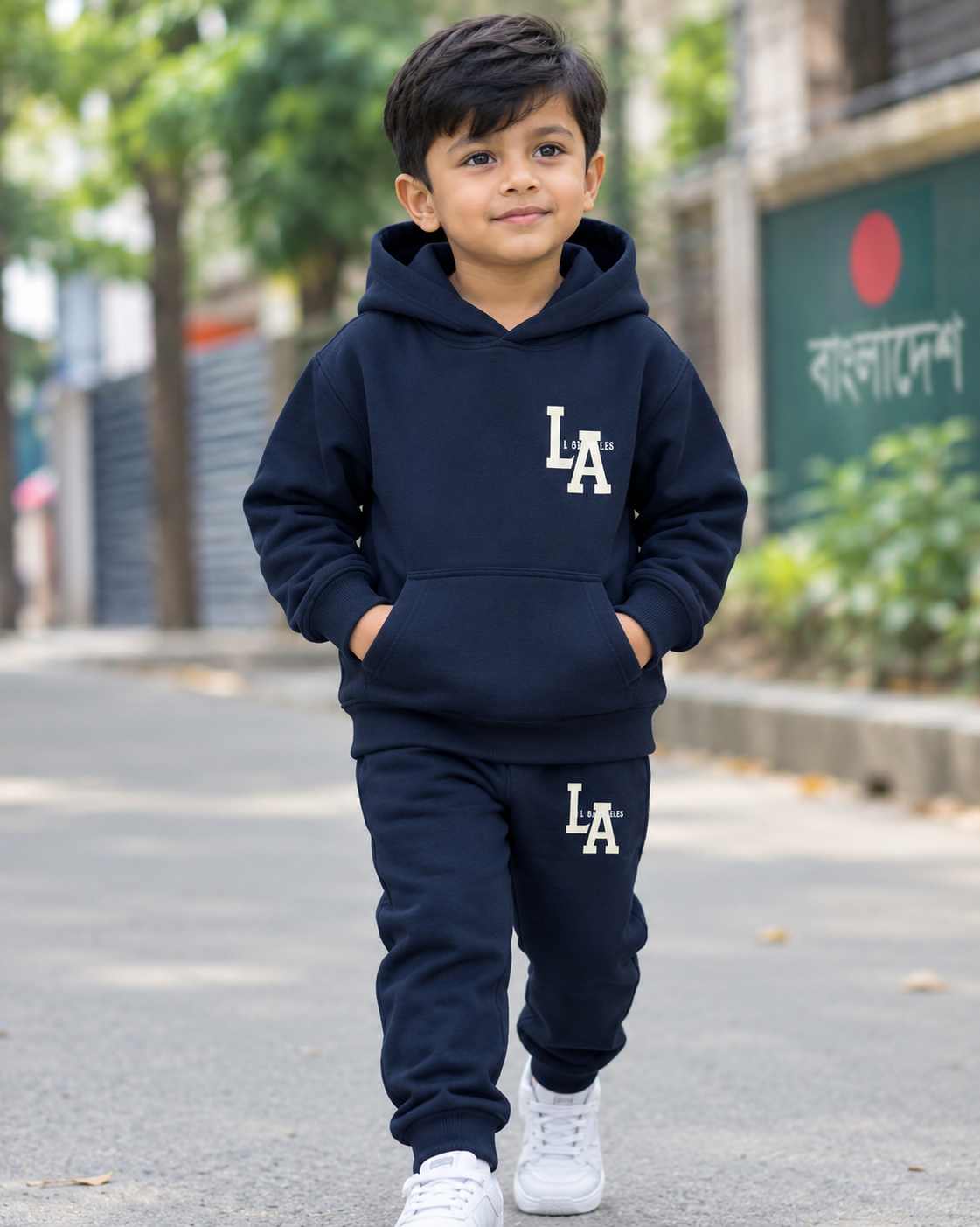 Premium Kids Winter Hoodie & Pant Set – 100% Cotton | 280–300 GSM