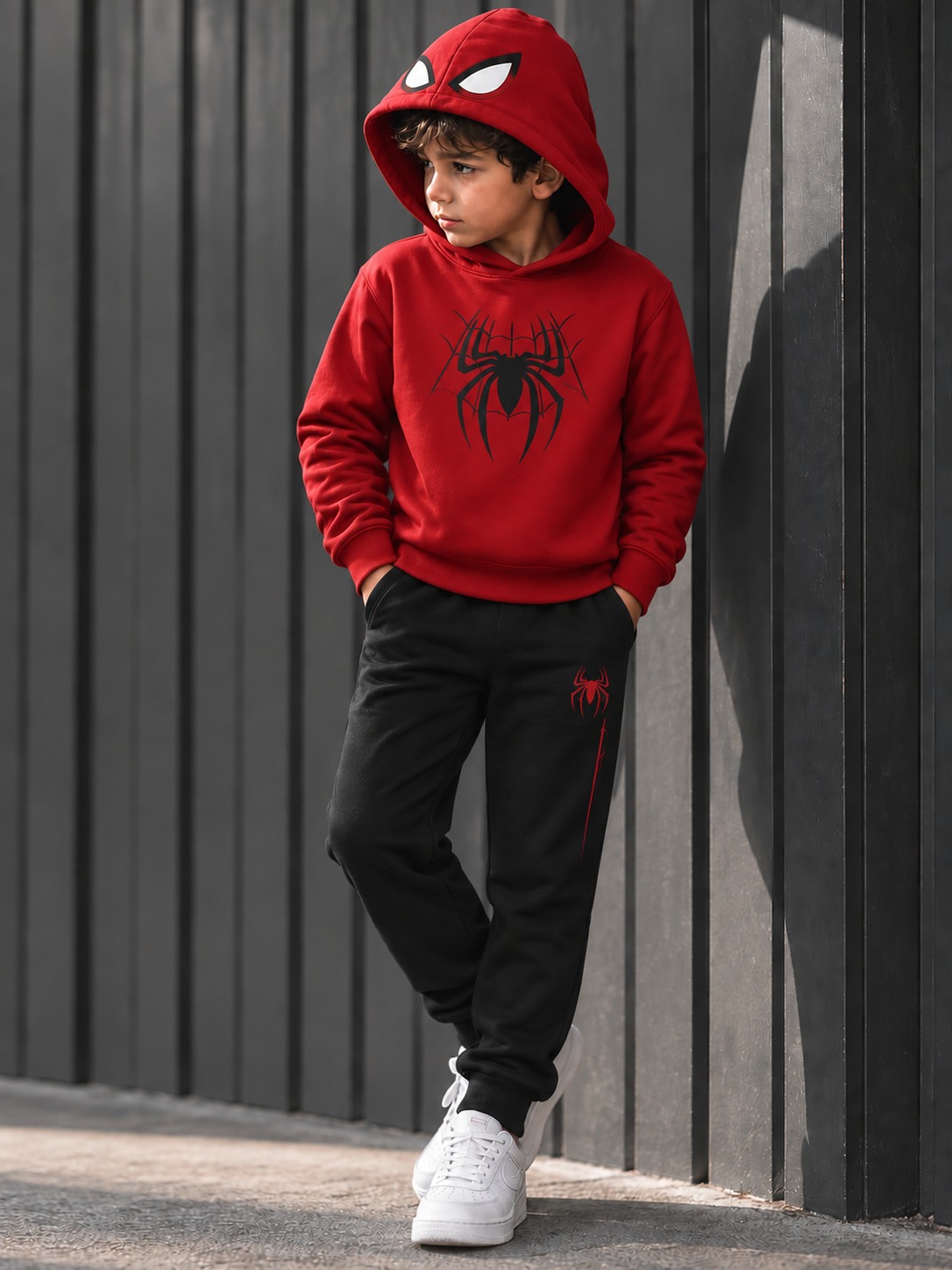 Premium Kids Winter Hoodie & Pant Set – 100% Cotton | 280–300 GSM