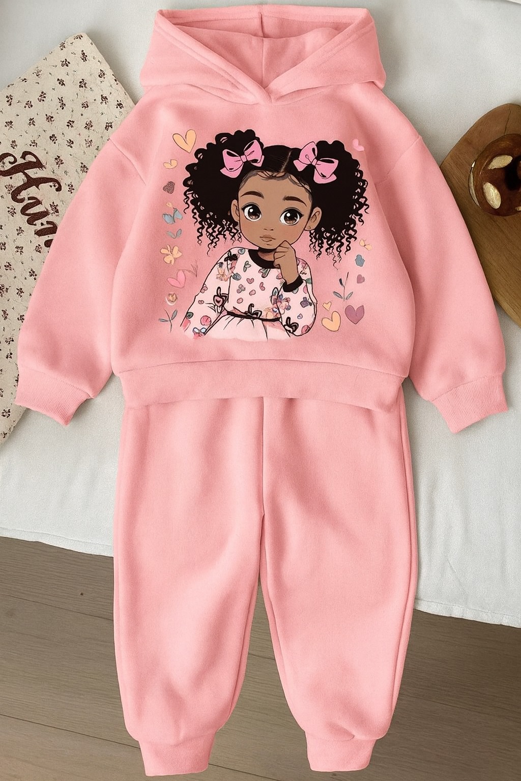 Premium Kids Winter Hoodie & Pant Set – 100% Cotton | 280–300 GSM