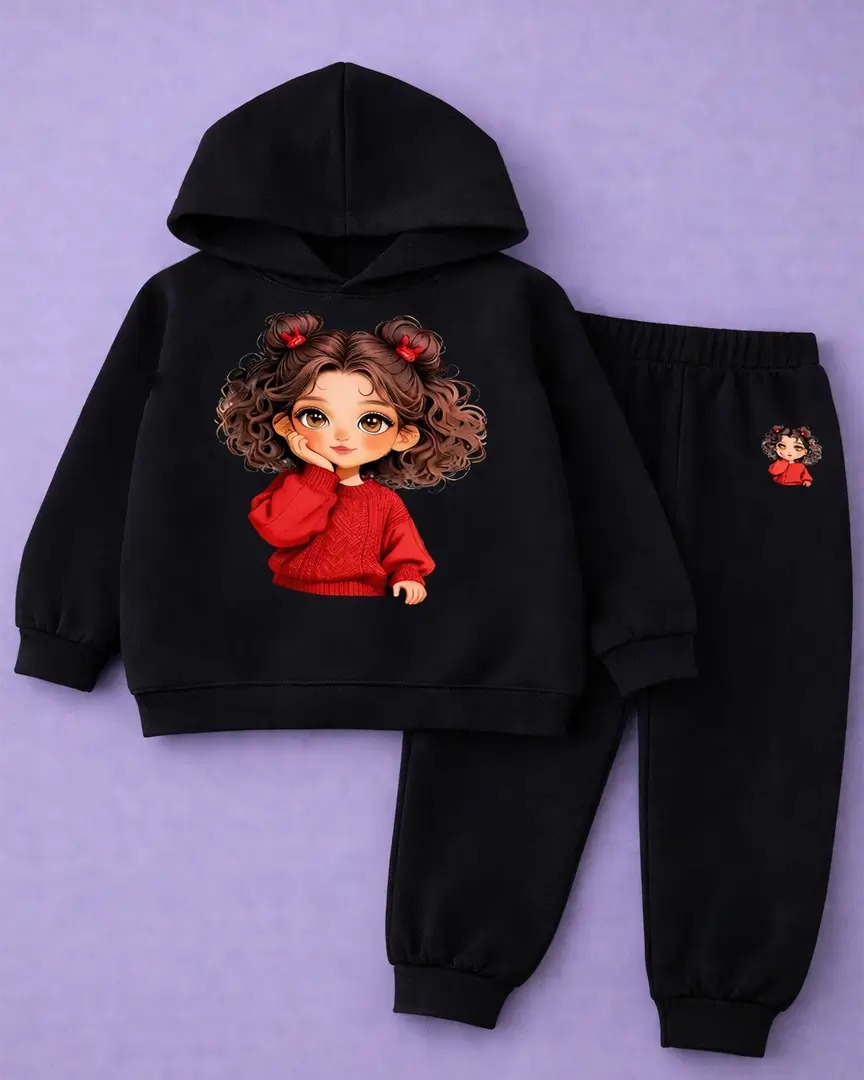 Premium Kids Winter Hoodie & Pant Set – 100% Cotton | 280–300 GSM