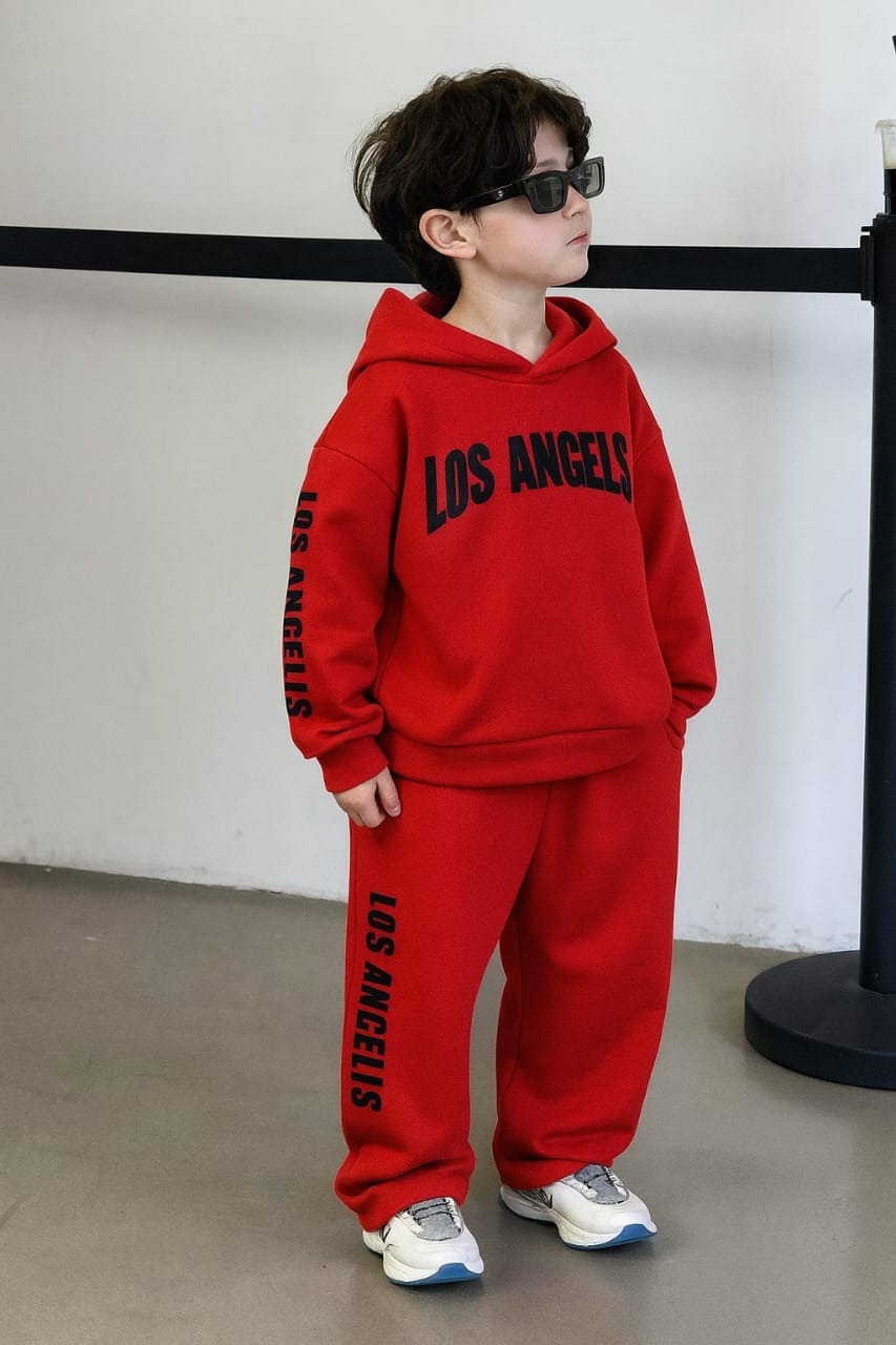 Premium Kids Winter Hoodie & Pant Set – 100% Cotton | 280–300 GSM