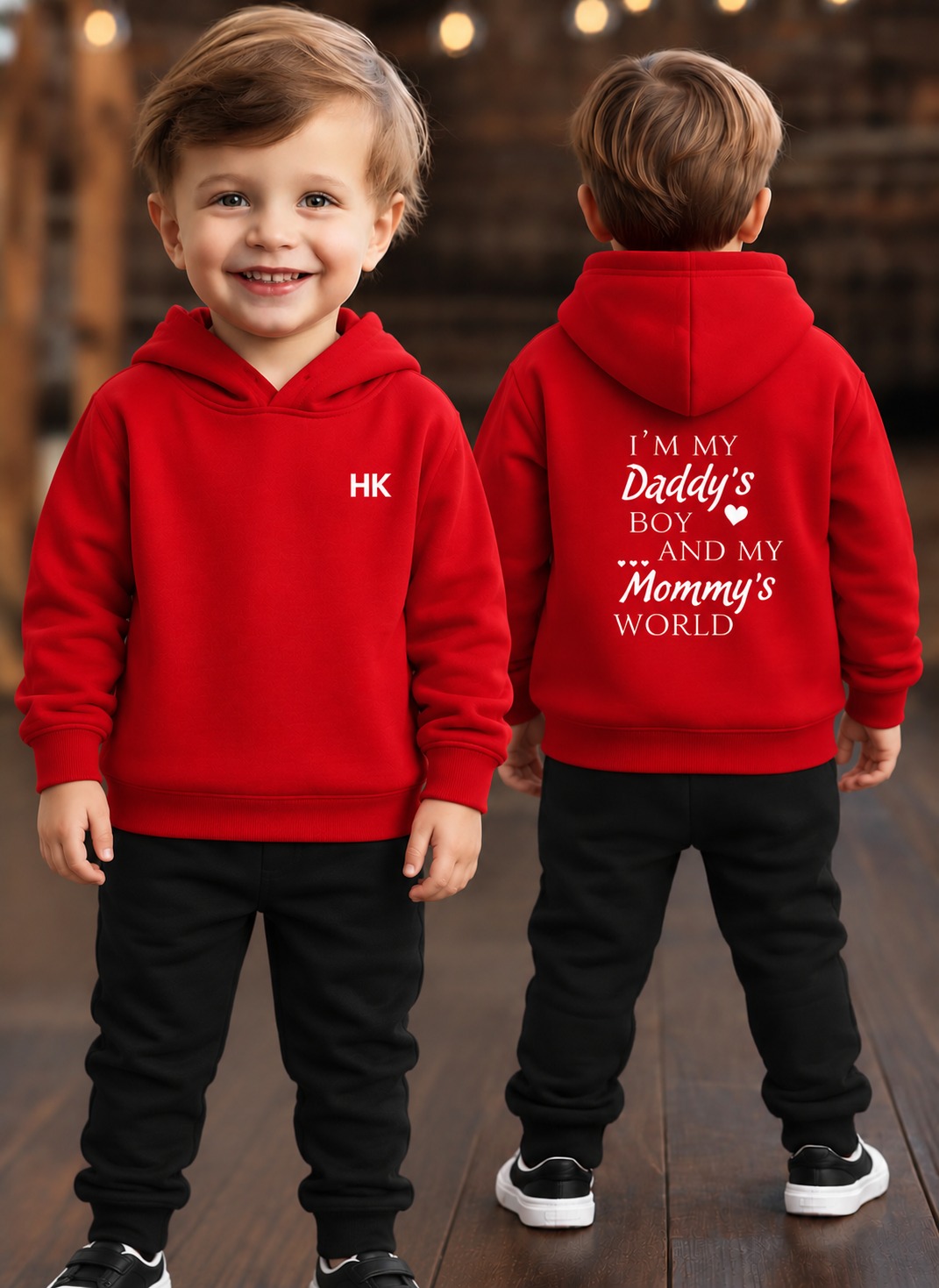 Premium Kids Winter Hoodie & Pant Set – 100% Cotton | 280–300 GSM