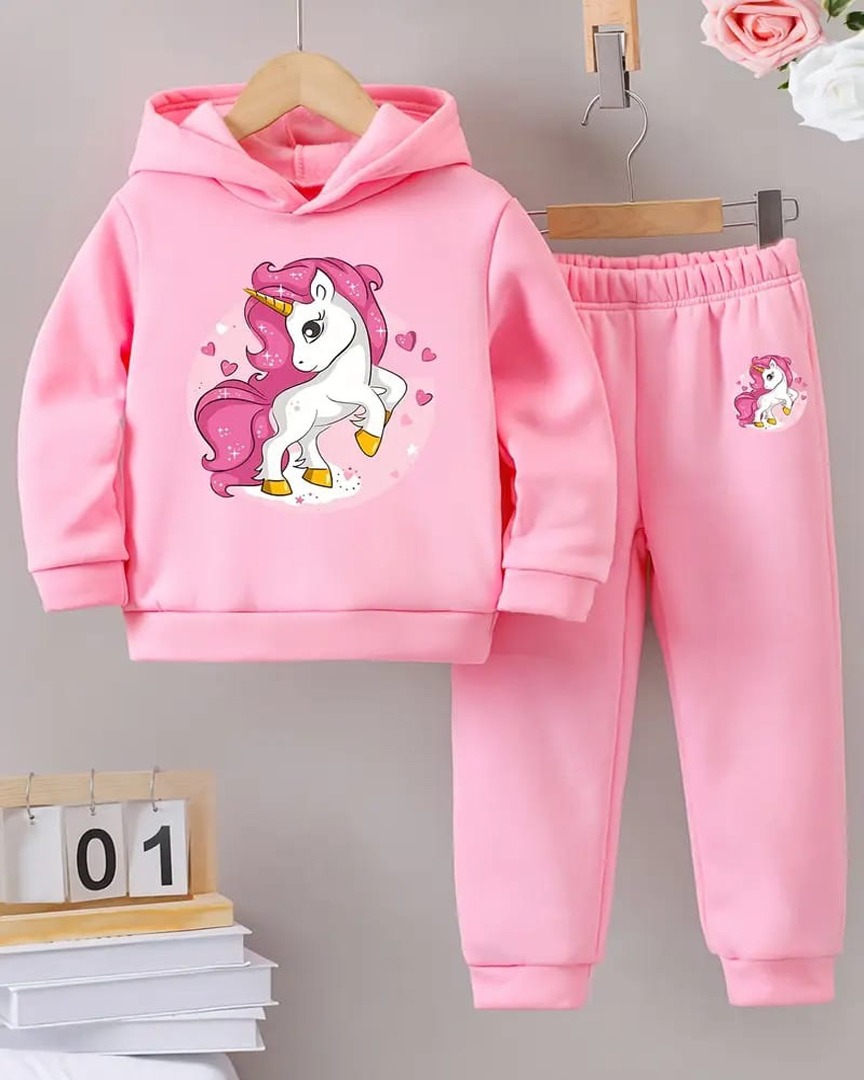 Premium Kids Winter Hoodie & Pant Set – 100% Cotton | 280–300 GSM