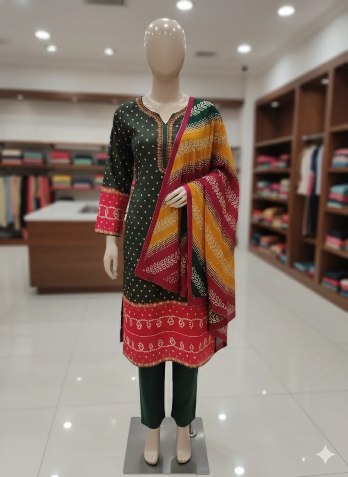 Pure Cotton Zamzam Three-piece - Image 1