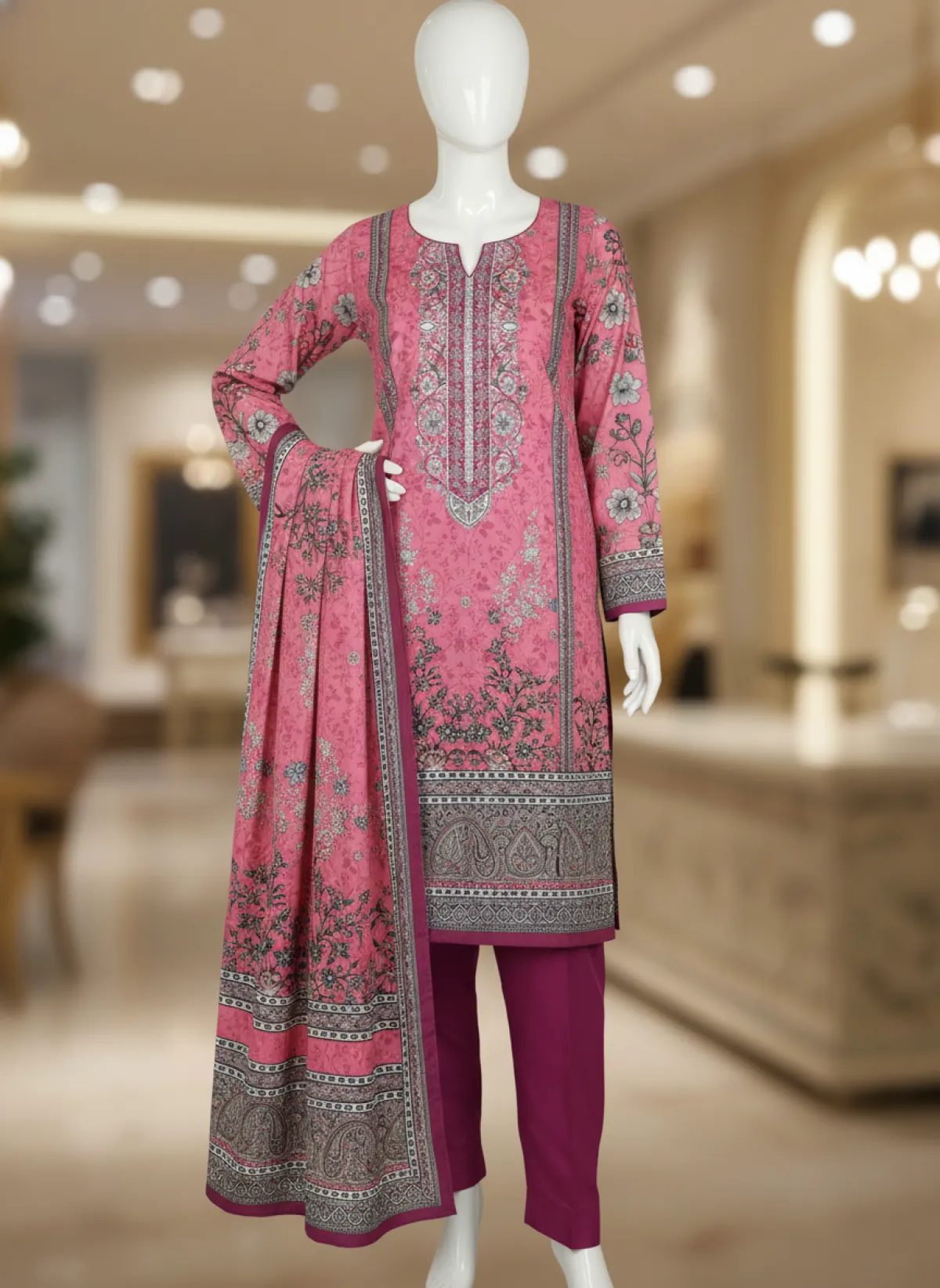 Premium Cotton Zamzam Three-piece - Image 1