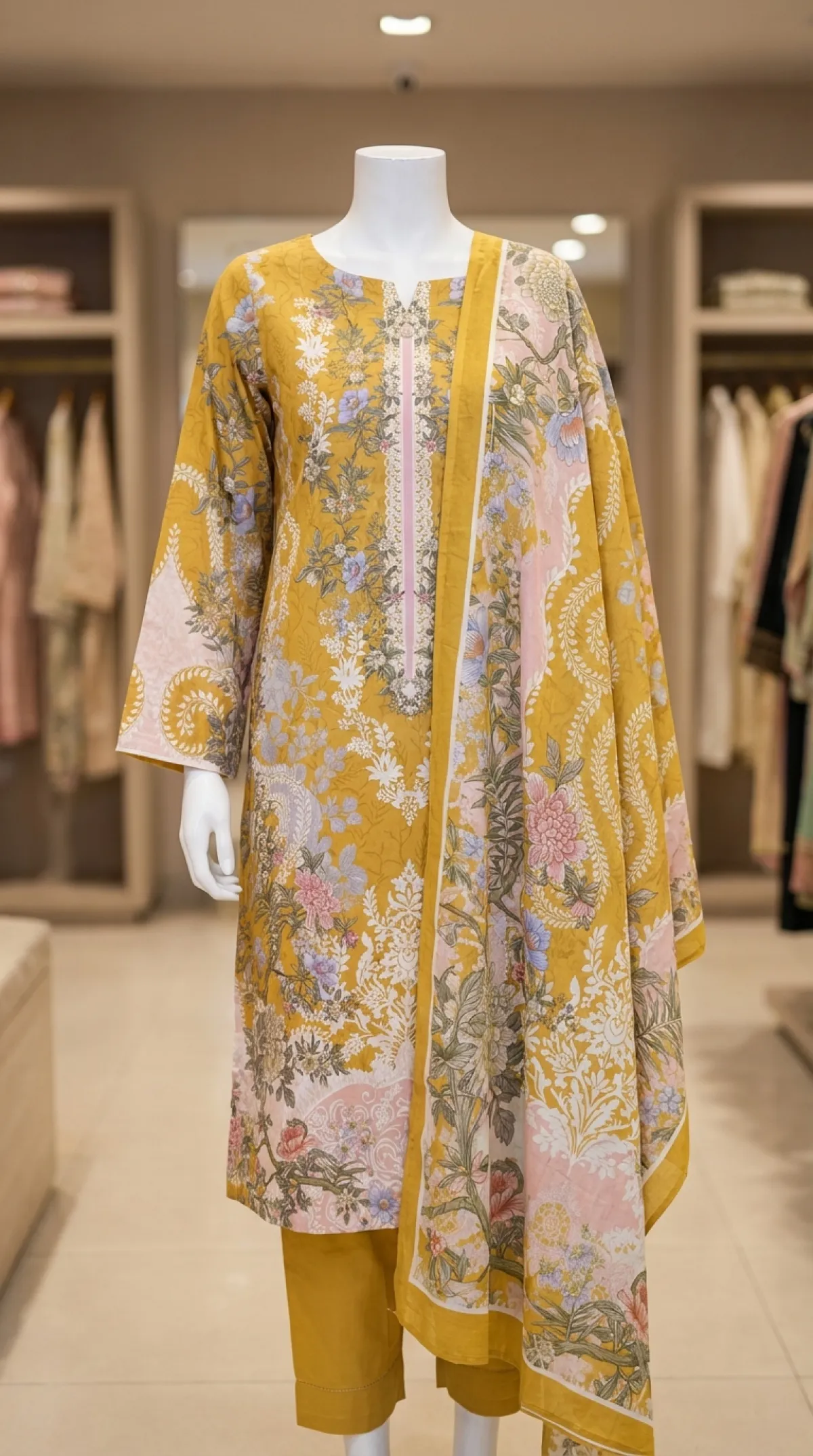Premium Cotton Zamzam Three-piece - Image 1
