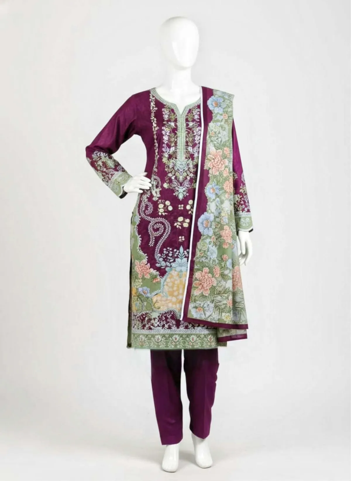 Premium Cotton Zamzam Three-piece - Image 1