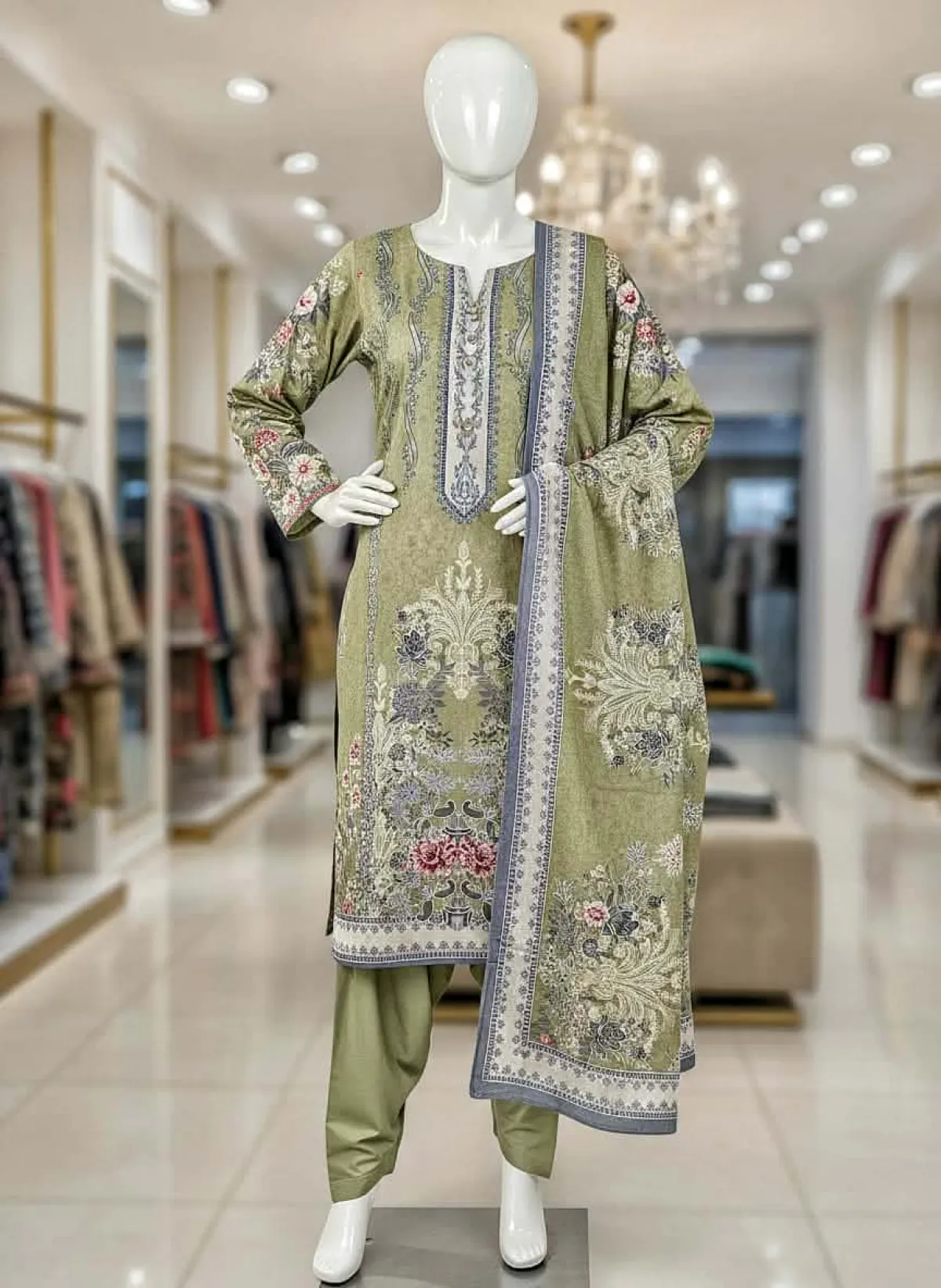 Premium Cotton Zamzam Three-piece - Image 1