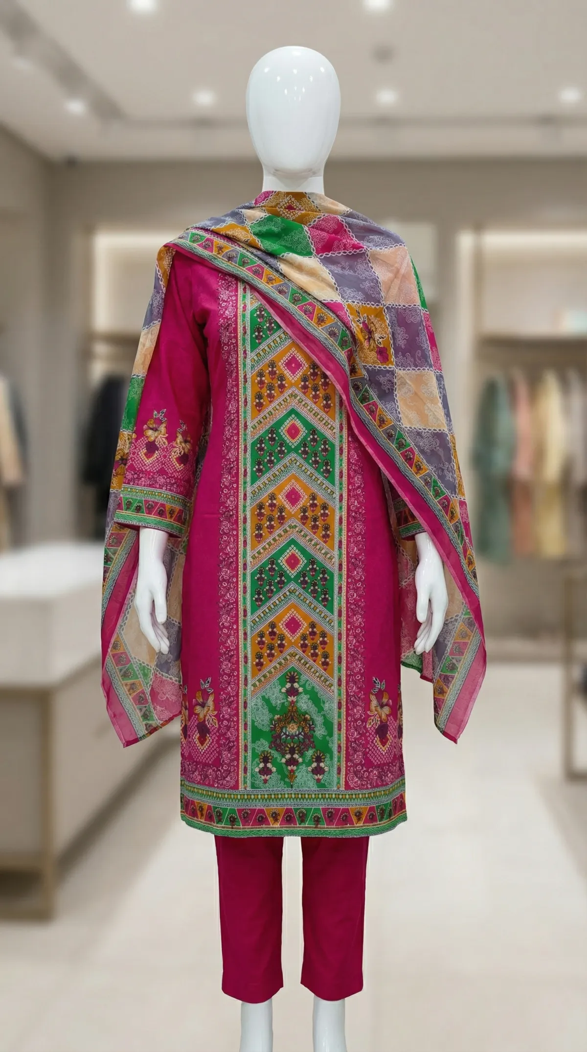 Pure Cotton Zamzam Three-piece - Image 1