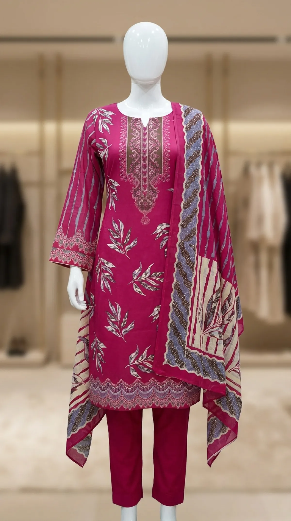 Pure Cotton Zamzam Three-piece - Image 1