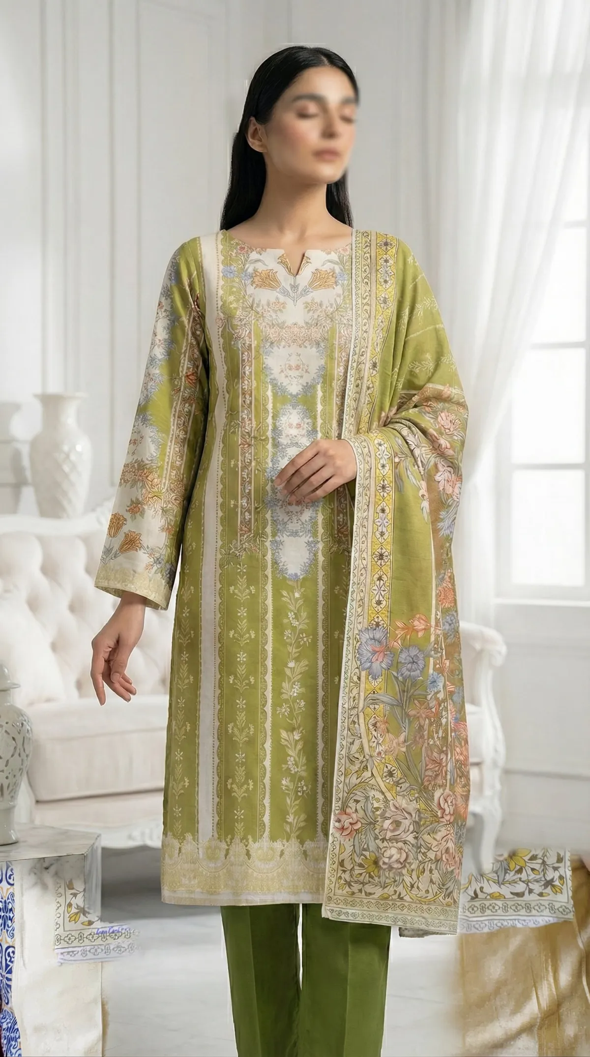 Premium Cotton Zamzam Three-piece - Image 1
