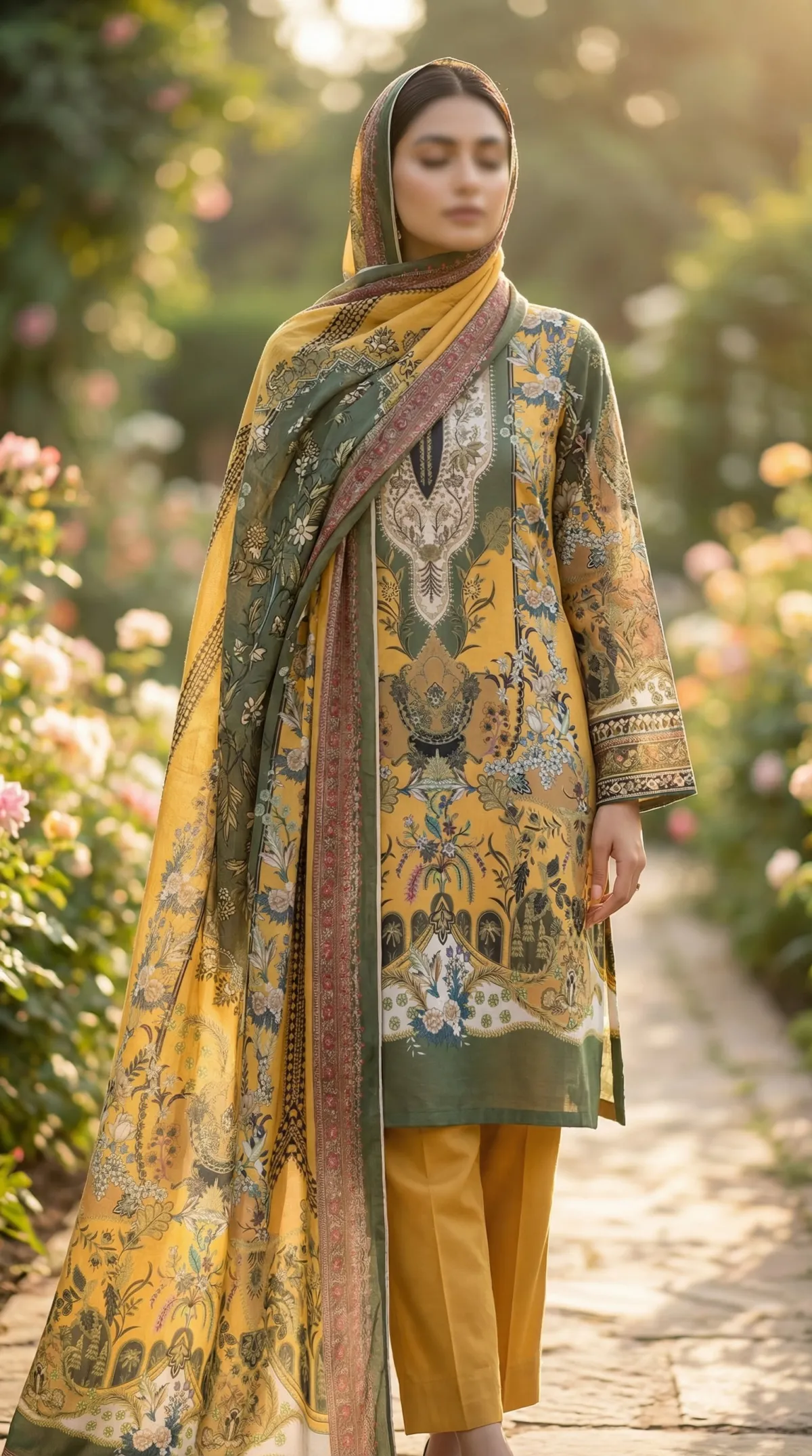 Premium Cotton Zamzam Three-piece - Image 1