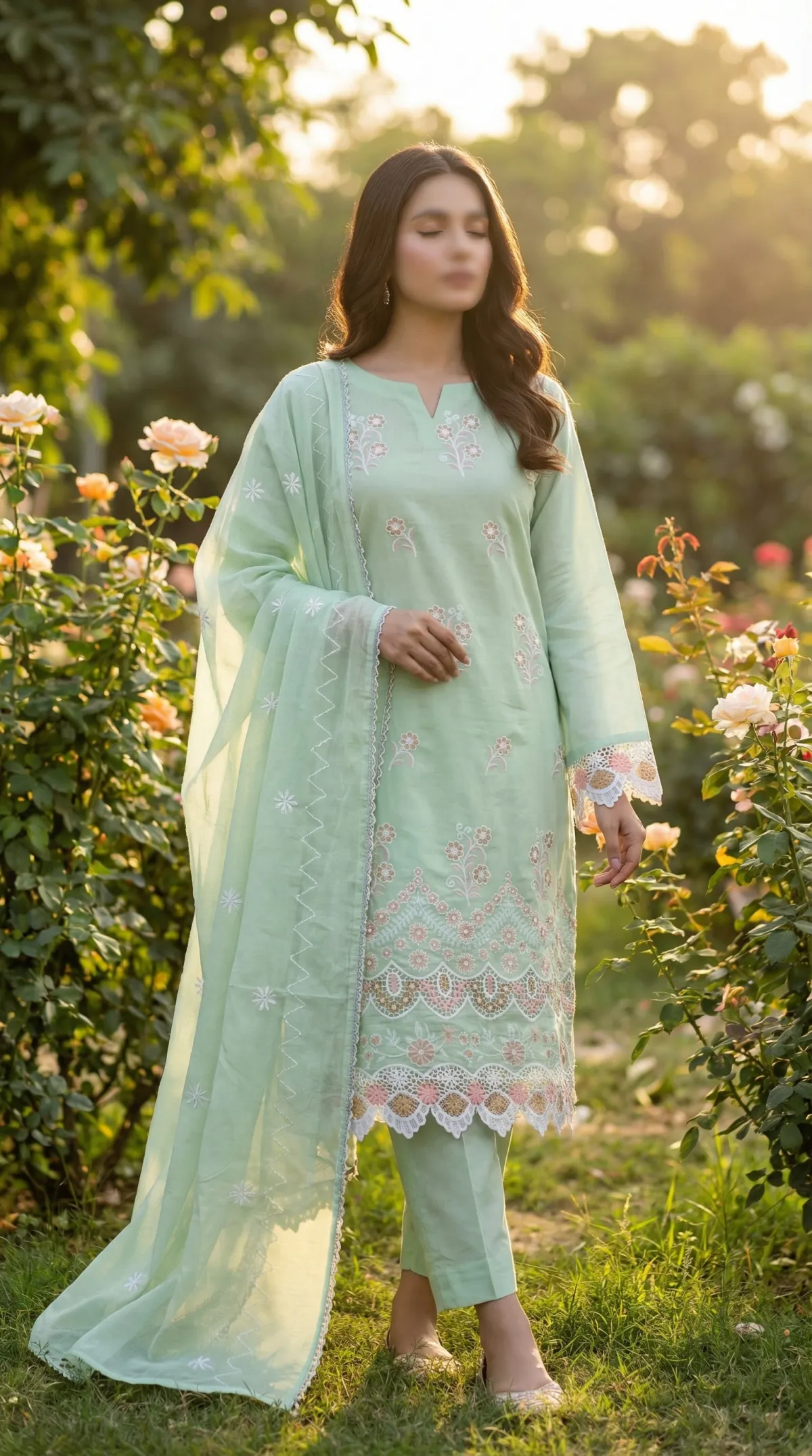 Lightweight cotton Three-piece - Image 1