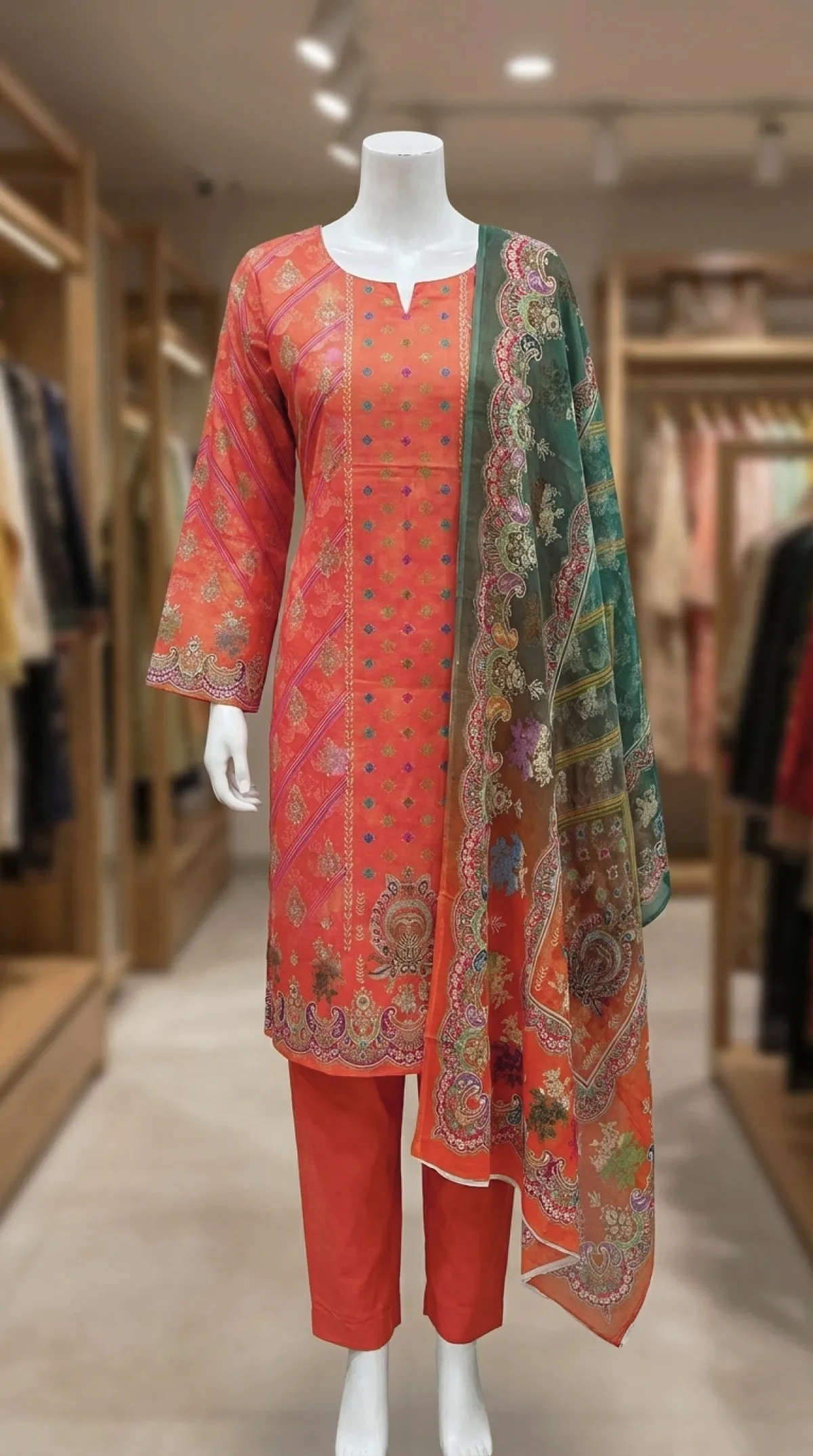 Premium Cotton Zamzam Three-piece