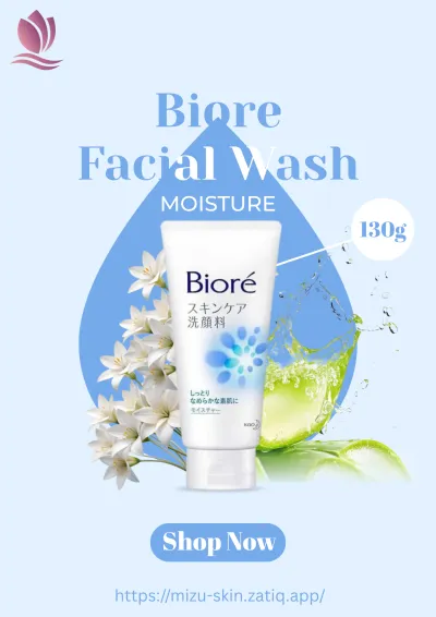 Bioré Skin Care Facial Wash (Moisture) 130mg_img_2