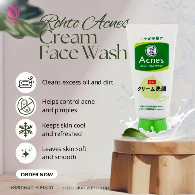 Rohto Mentholatum Acnes Cream Face Wash_img_3
