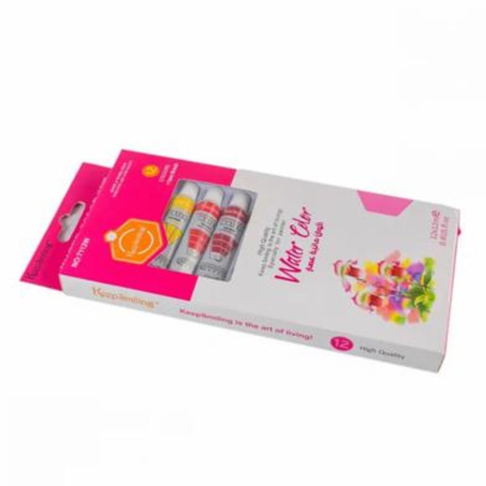 Keep Smiling Water Colour Set (6ML) - 12 Colours