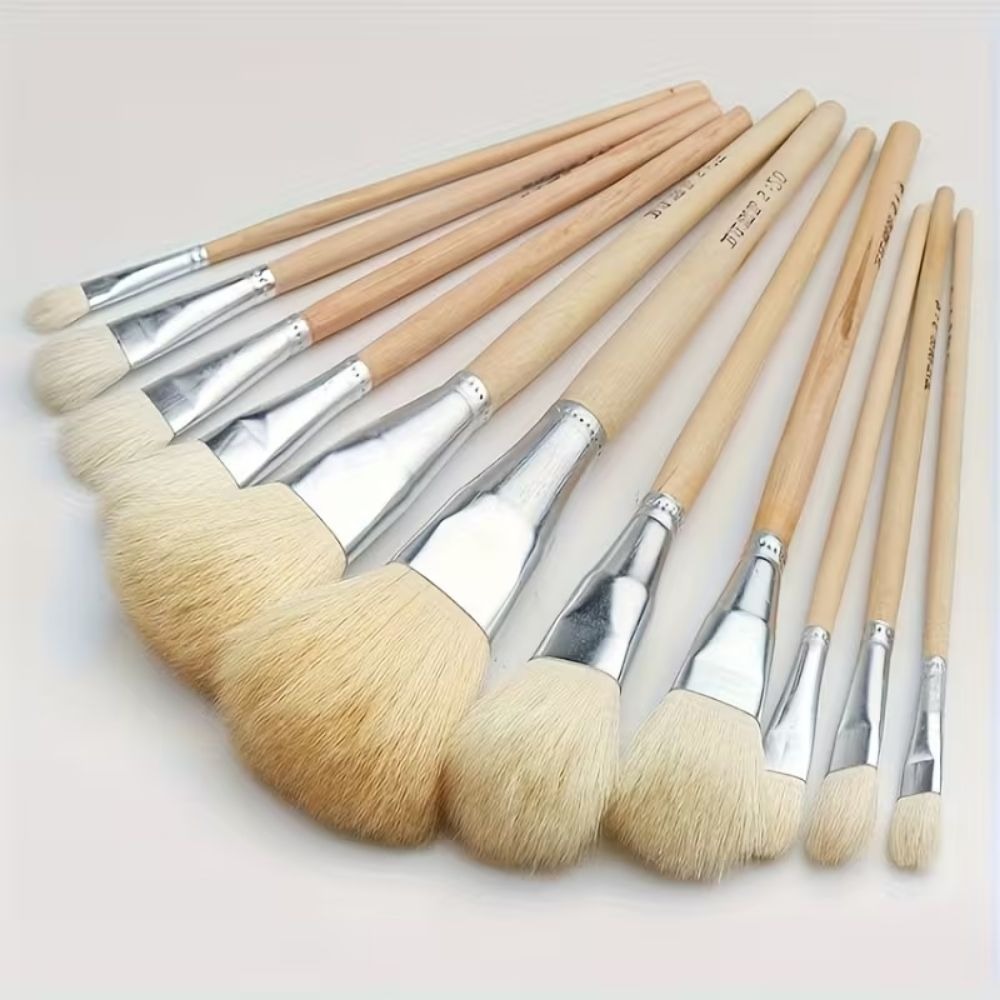 S5-S8 Premium Silver Professional Mop Brush – Premium Natural GoatHair Perfect for Gold Leaf Gilding, Art & Crafts, Lightweight Artist Brush From ArtEase Studio by CHARUKAJ (Copy)
