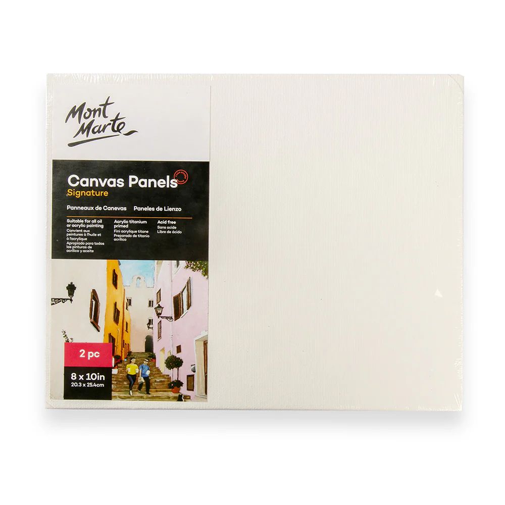 Mont Marte Canvas Panel – 8×10 inch (2pc Pack)