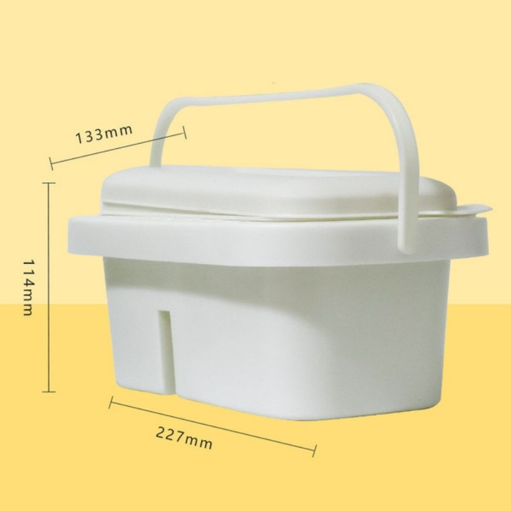 White 3-In-1 Multi-Function Paint Brush Washer Basin – Portable Brush Cleaner, Brush Holder & Mixing Palette With Lid For Watercolor, Acrylic, Gouache & Oil Painting From CHARUKAJ