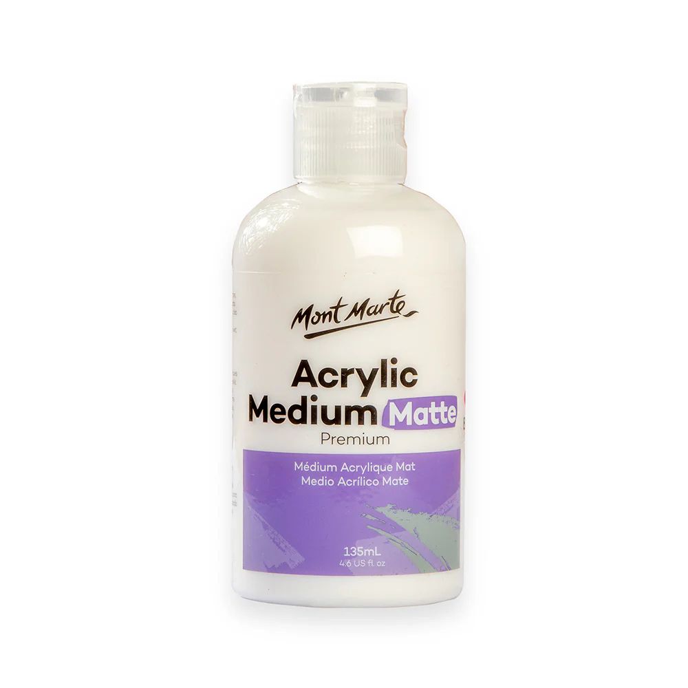 Mont Marte Acrylic Medium Matte 135ml (Acrylic Varnish)