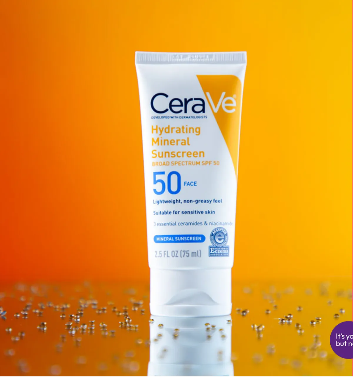 CeraVe Hydrating Mineral Face Sunscreen Broad Spectrum SPF 50 – 75ml