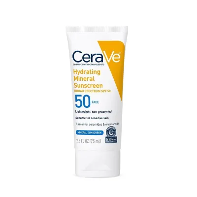 CeraVe Hydrating Mineral Face Sunscreen Broad Spectrum SPF 50 – 75ml_img_1