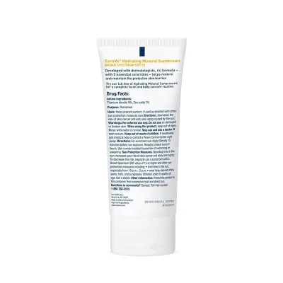 CeraVe Hydrating Mineral Face Sunscreen Broad Spectrum SPF 50 – 75ml_img_2