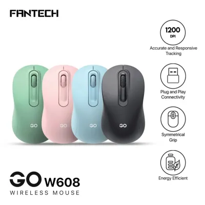Fantech Go W608 Wireless Mouse – Blue Color_img_1