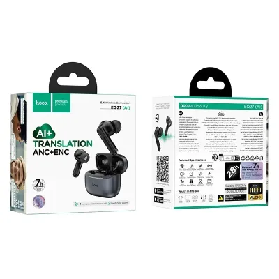 Hoco EQ27 Fun AI Translation Earbuds | ANC+ENC Noise Reduction_img_2