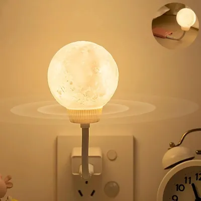 Moon Light Voice Controlled LED Lamp_img_2