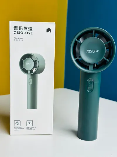 Xiaomi AISOLOVE F01 Handheld Turbo Fan (2000mAh Battery) – Green Color_img_2