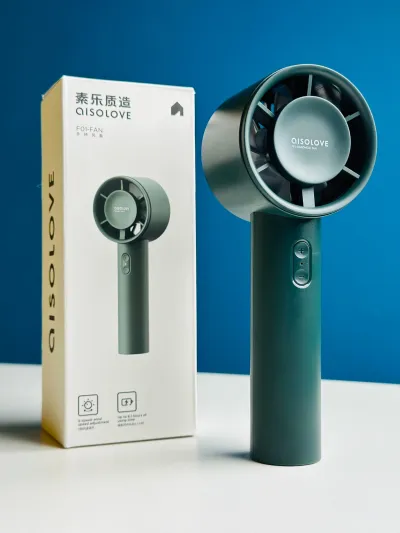 Xiaomi AISOLOVE F01 Handheld Turbo Fan (2000mAh Battery) – Green Color_img_5