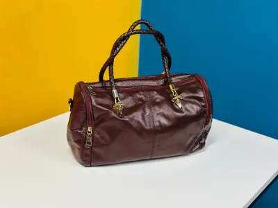 Original Leather Handbag for Women – maroon color_img_1