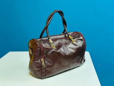 Original Leather Handbag for Women – maroon color_img_3