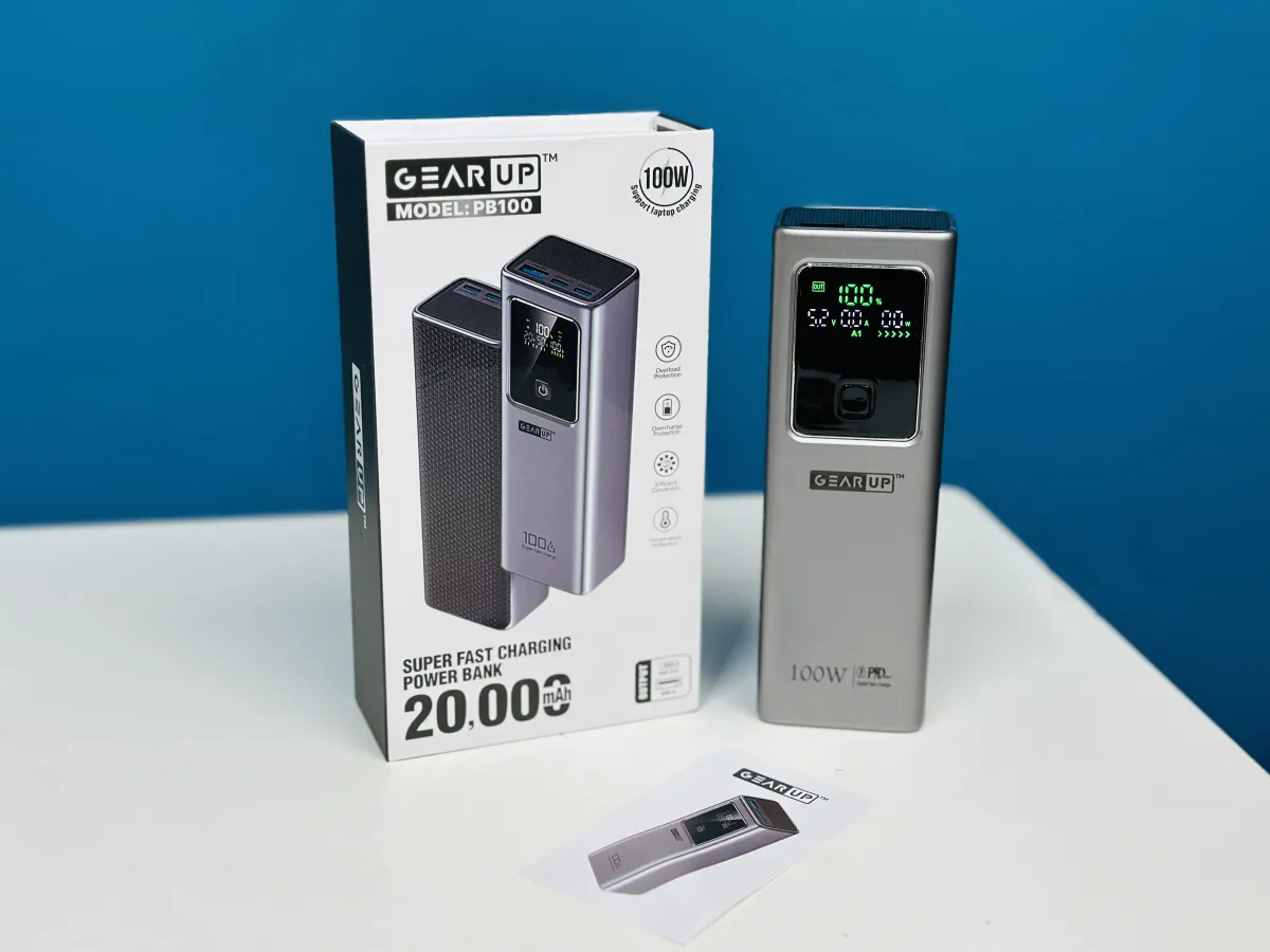 GearUP PB100 100W Super Fast Power Bank