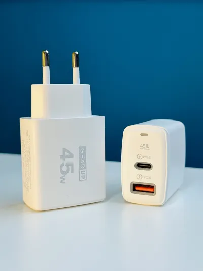 GearUP GP007 45W Fast Charging PD 3.0+ QC 3.0 USB Wall Charge_img_2