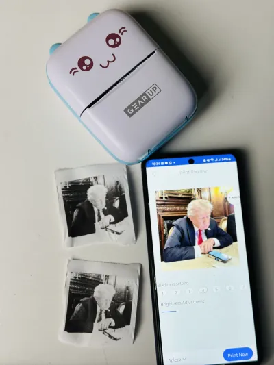 GearUP mini Thermal Bluetooth Printer – Pink Color_img_1