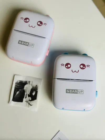 GearUP mini Thermal Bluetooth Printer – Pink Color_img_2