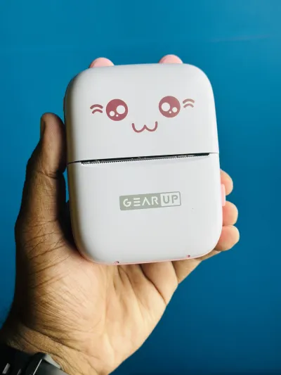 GearUP mini Thermal Bluetooth Printer – Pink Color_img_3