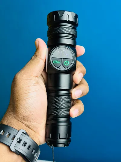 GearUP K60 Rechargeable Flashlight 10W COB + LED Torchlight_img_5
