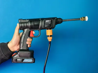 High-Pressure Car Wash Spray Gun Machine with Rechargeable 2 Batteries_img_1