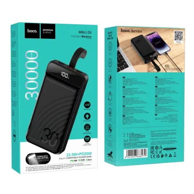 Hoco MMJ-26 22.5W Fast Charging 30000mAh Power Bank_img_3