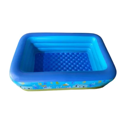 Sangda Three-Ring Rectangular Inflatable Pool – 210 cm_img_0