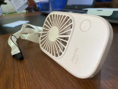 JISULIFE FA49 2000mAh USB Rechargeable Powerful Handheld Fan_img_3