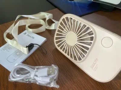 JISULIFE FA49 2000mAh USB Rechargeable Powerful Handheld Fan_img_8