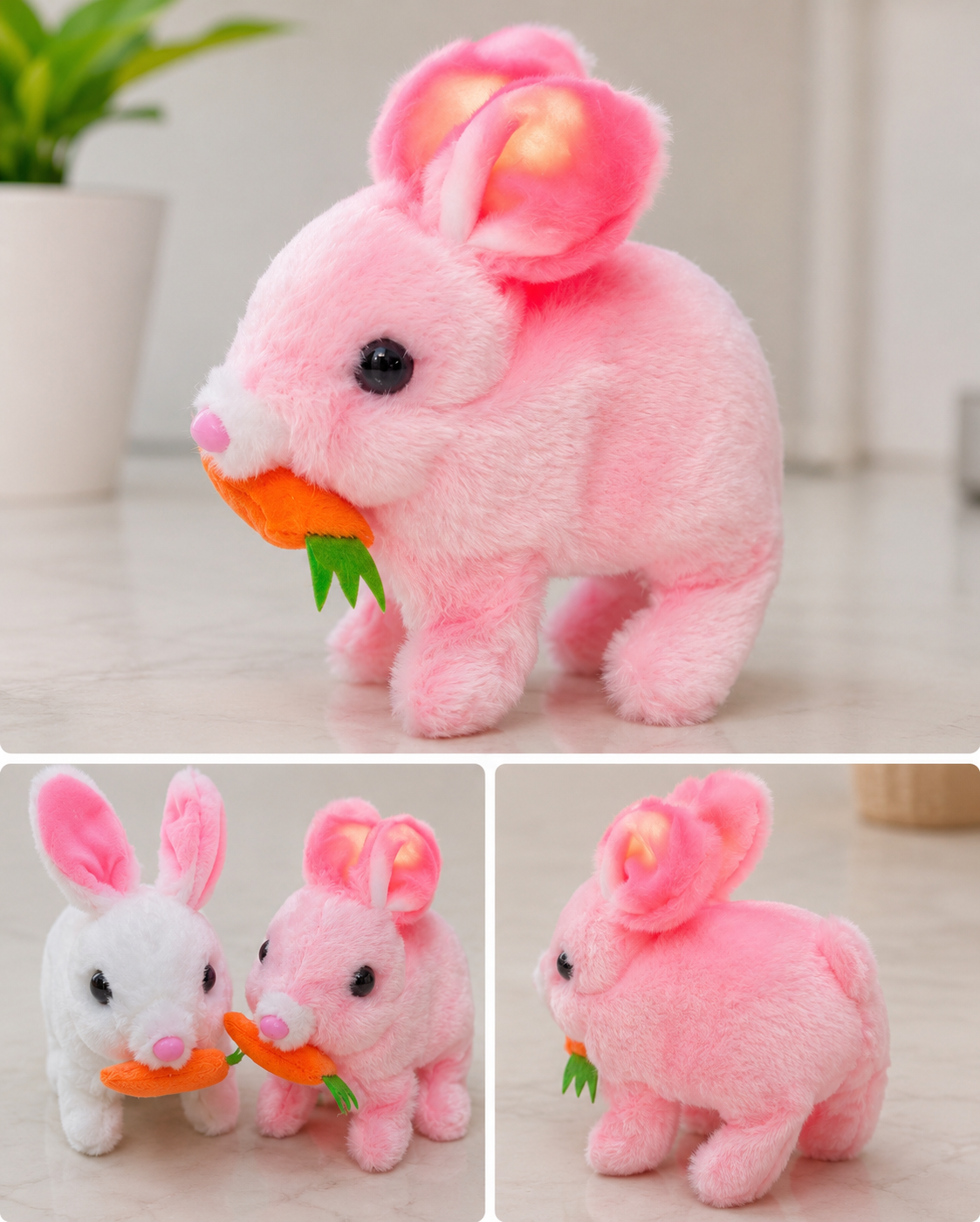đ° LED Walking Rabbit Toy â āĻŦāĻžāĻā§āĻāĻžāĻĻā§āϰ āύāϤā§āύ āĻĒā§āϰāĻŋāϝāĻŧ āĻā§āϞāύāĻž! â āĻāĻŦāĻŋ 1