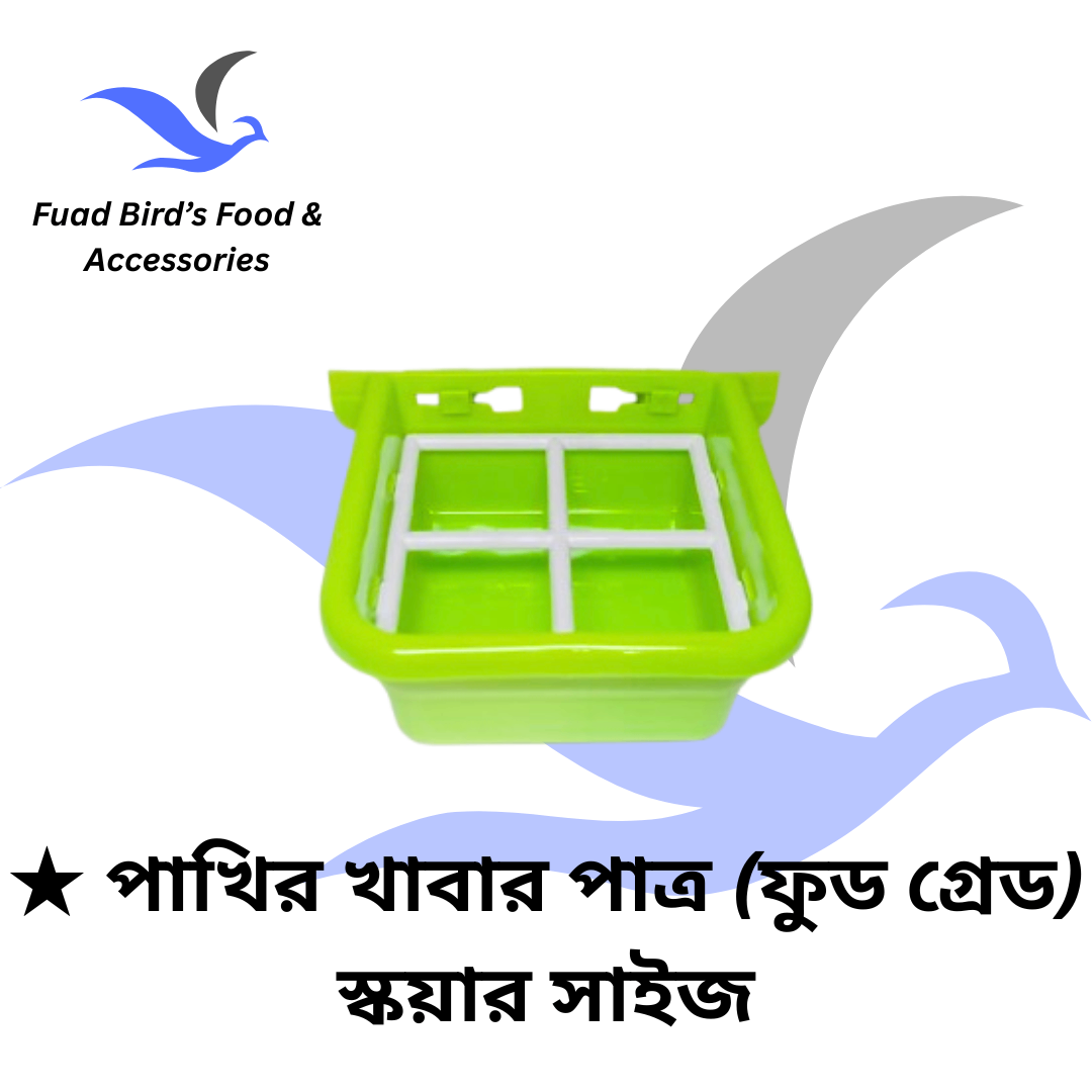 🔰 Bird's Food Pot (Food Grade) Square Size_img_2